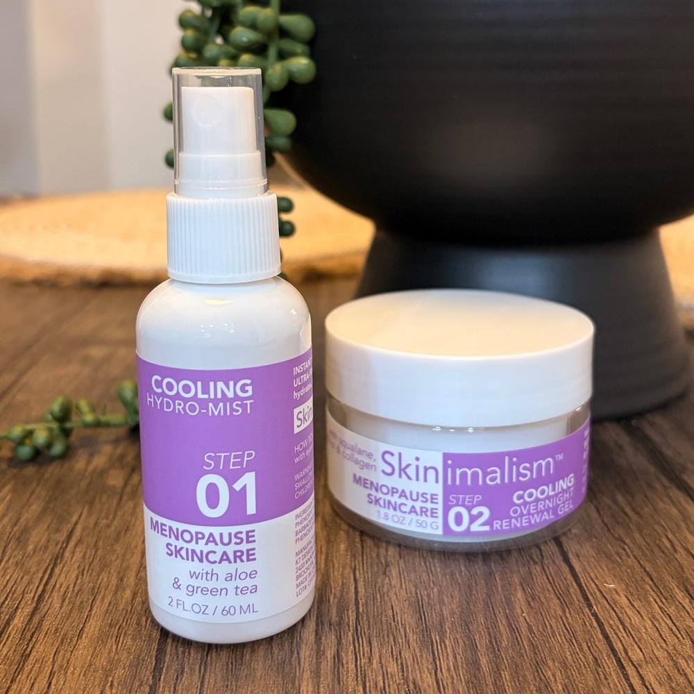 Skinimalism Cooling Hydro-Mist and Cooling overnight renewal gel set
